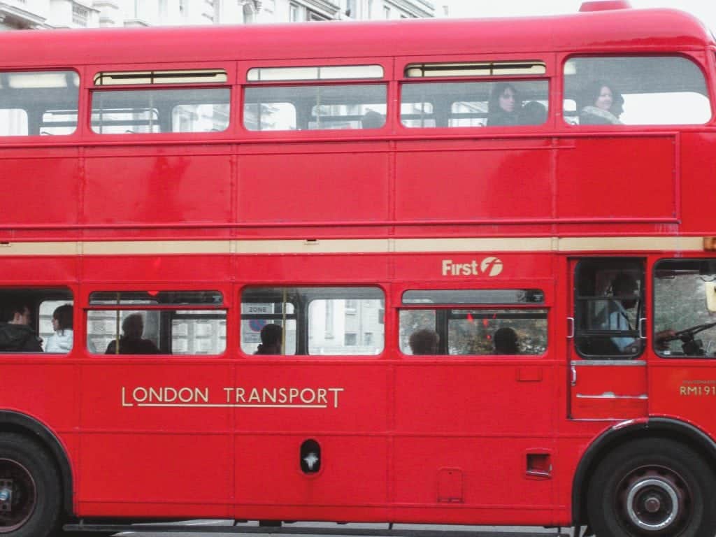 5 Days in London Itinerary Double Decker Bus