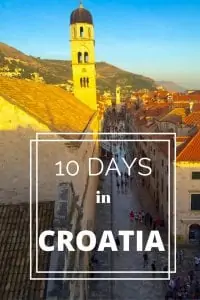 Croatia Itinerary
