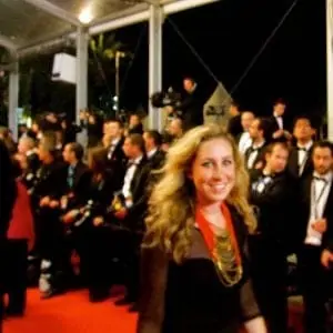walking the red carpet at the Cannes Film Festival