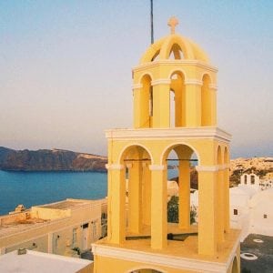 bell tower Oia Santorini, Greece