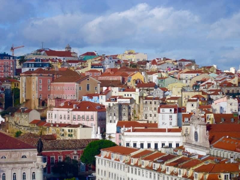 Lisbon viewpoint in "Best Hostels in Europe for Solo Travelers & Backpackers" 