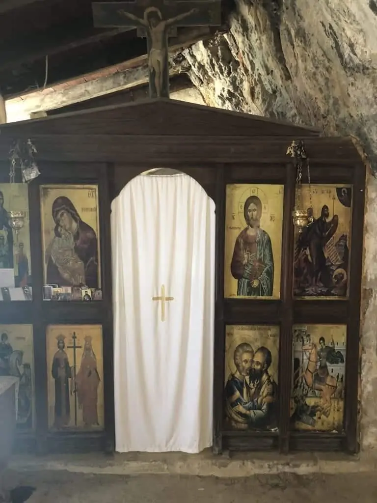 Agia Sofia Cave Monastery Topolia Gorge