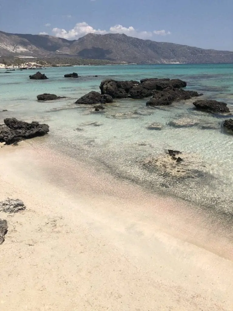Elafonissi Beach pink beach Crete