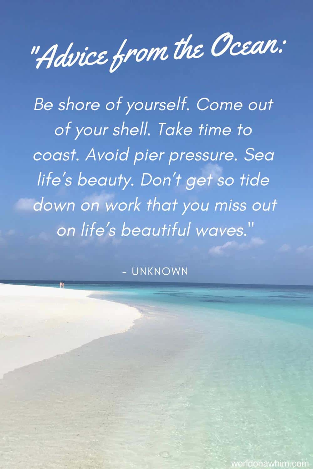 30 Best Beach Quotes You Need to Read - World On A Whim