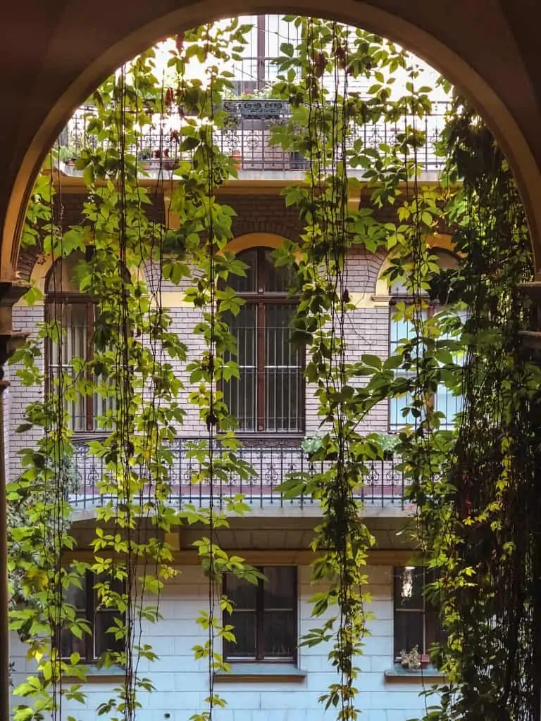 courtyard in Budapest