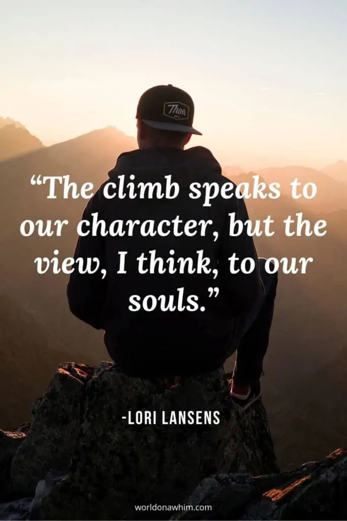 climb mountain quotes