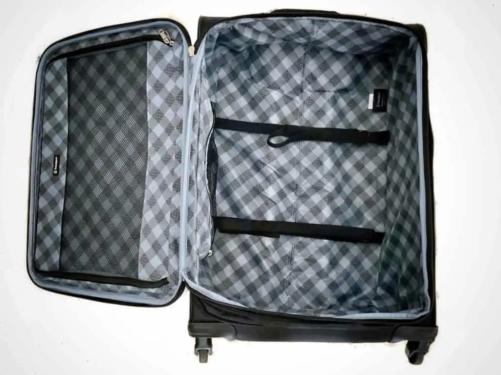 Travelpro Maxlite 5 25 inch suitcase interior
