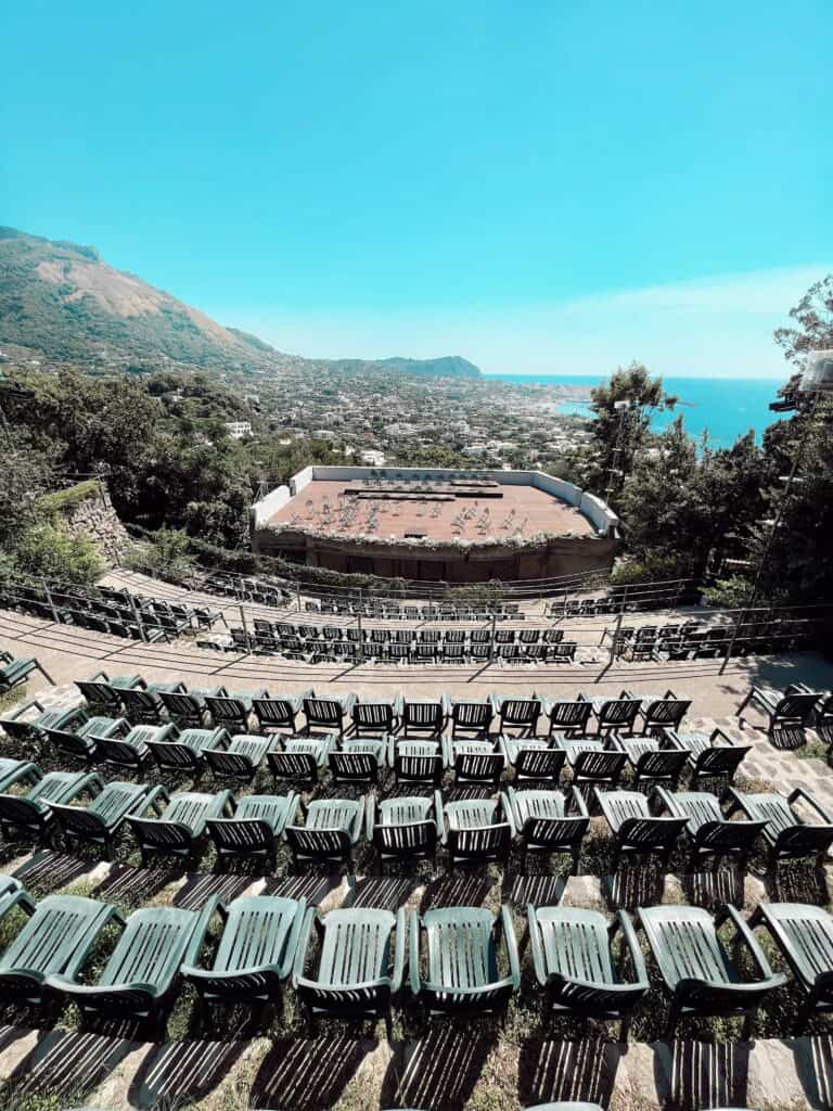 Ampitheater at Giardini La Mortella