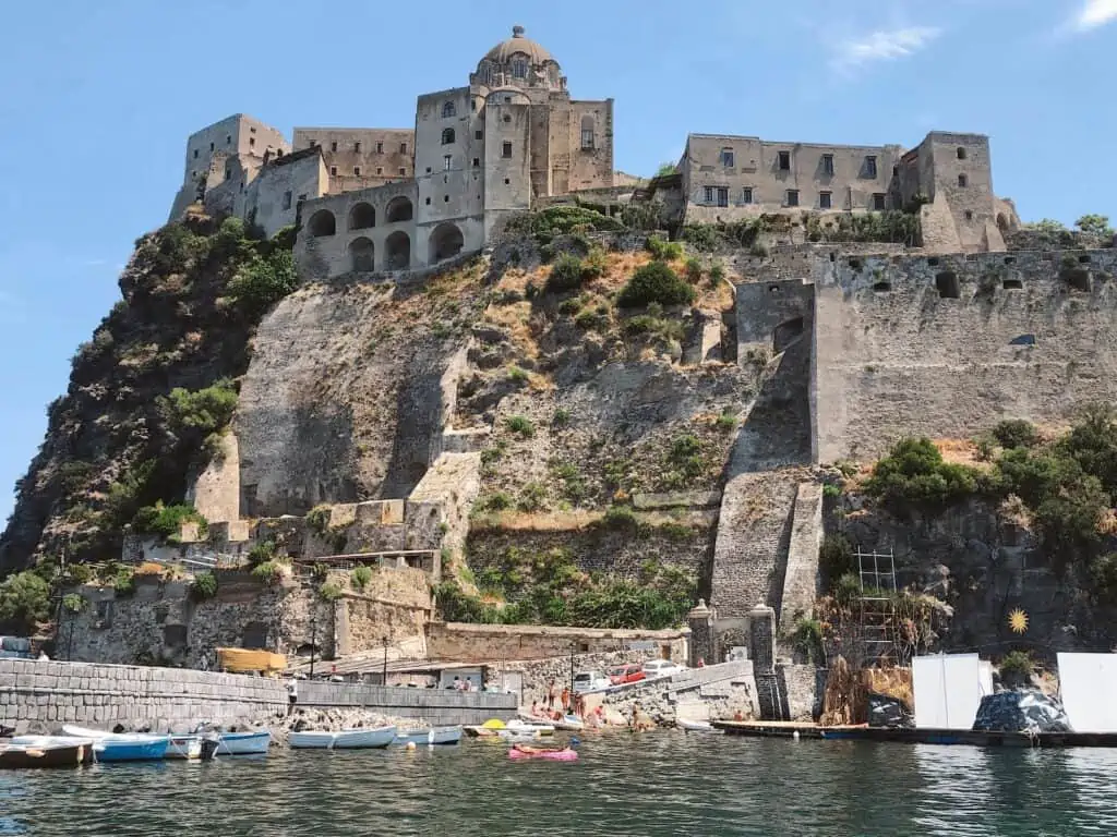 Aragonese Castle in Ischia Ponte
