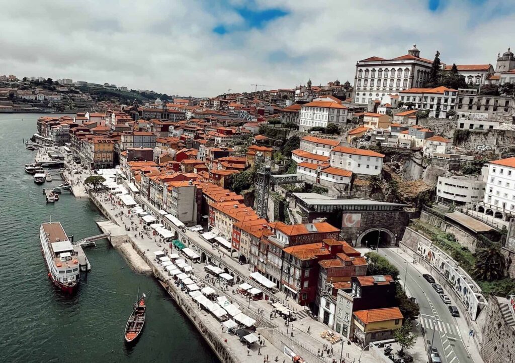 Porto Portugal from Dom Louis I Bridge