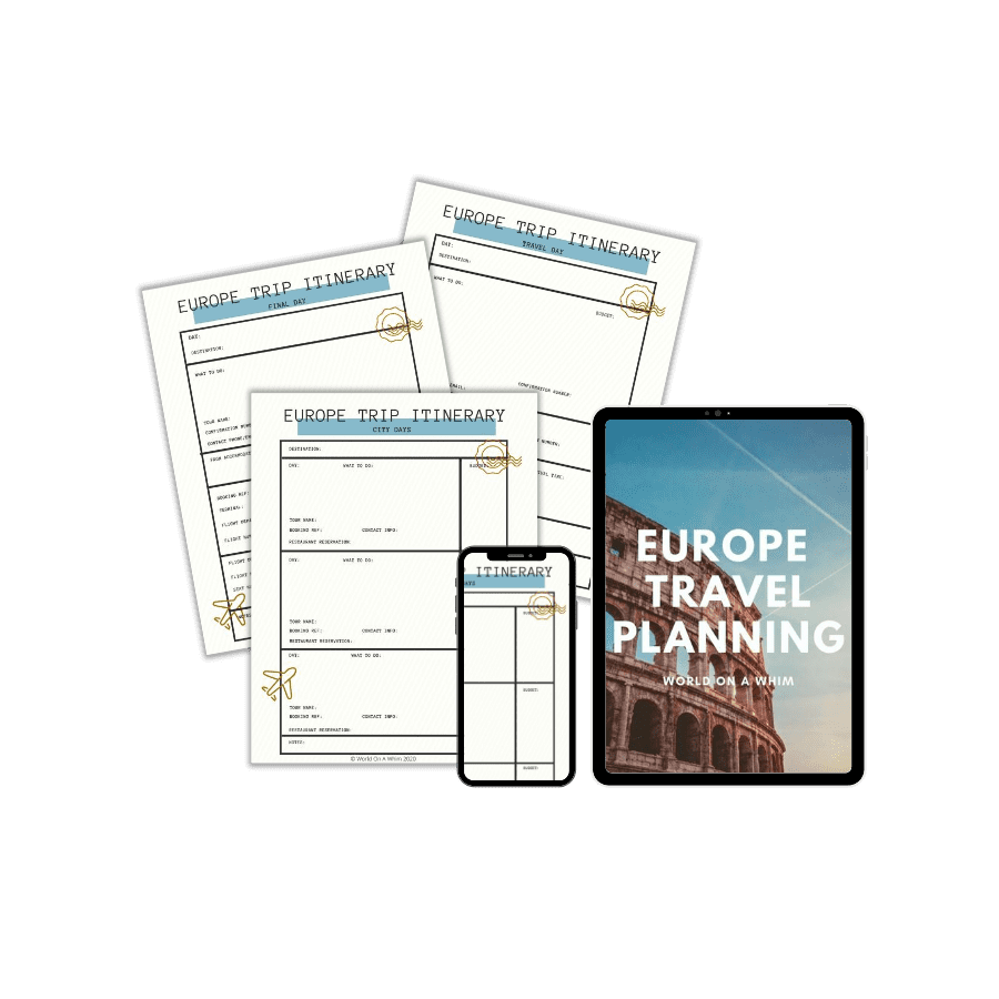 europe travel planning